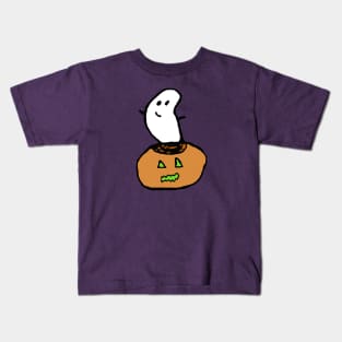 Haunted pumpkin Kids T-Shirt